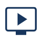 monitor play button icon